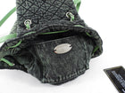 Chanel Denimpression Green Aged Denim Quilted Backpack