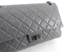 Chanel Grey Aged Calfskin Medium 226 Double Flap Bag