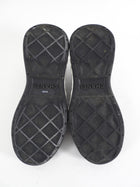 Chanel Black and Grey Felt Trainer Sneakers - 36.5 / 6.5