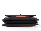 Chanel Red Quilted Leather Grosgrain Trim Chain Flap Bag