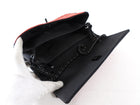 Chanel Red Quilted Leather Grosgrain Trim Chain Flap Bag