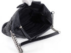 Chanel Black Quilted Aged Leather In The Mix Chain Tote Bag