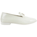 Chanel Ivory Leather Pearl CC Loafer - 37 / 36.5