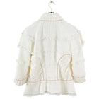 Chanel 08P Ivory Tweed Chain Trim Jacket - FR38 / S