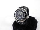 Chanel J12 Black Ceramic and Rubber 33mm Wrist Watch H0681
