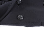 Chanel 11A Black Wool Knit Jersey Belted Trench Coat - FR40 / 8 (M)