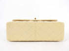 Chanel Beige Lambskin Jumbo Classic Double Flap Bag GHW