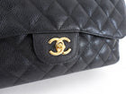 Chanel Black Caviar Jumbo Classic Double Flap Bag GHW