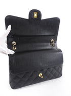 Chanel Black Caviar Jumbo Classic Double Flap Bag GHW