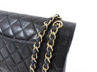 Chanel Black Caviar Jumbo Classic Double Flap Bag GHW