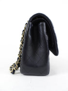 Chanel Midnight Navy Lambskin Jumbo Classic Double Flap Bag GHW
