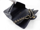 Chanel Midnight Navy Lambskin Jumbo Classic Double Flap Bag GHW