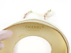 Chanel 2019 C Runway Pink and White La Pausa Lifesaver Round Bag