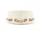 Chanel 2019 C Runway Pink and White La Pausa Lifesaver Round Bag