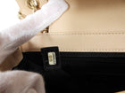 Chanel Mademoiselle Vintage Beige and Black Small Full Flap Bag