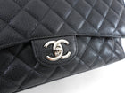 Chanel Black Caviar Maxi Classic Double Flap Bag