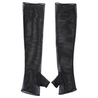 Chanel Black Mesh CC Fingerless Long Opera Gloves