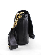 Chanel Black Quilted Leather Paris in Rome Messenger Bag