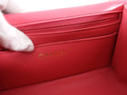 Chanel Hot Cherry Pink Aged Leather Mini 2.55 Reissue Flap Bag