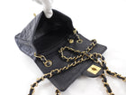 Chanel Black Caviar Vintage Square Mini Flap Bag GHW