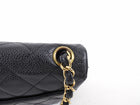 Chanel Black Caviar Vintage Square Mini Flap Bag GHW