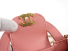 Chanel flamingo Pink Nano Kelly Shopping Bag Crossbody Chain