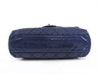Chanel Large Navy Quilted Leather Coco Soft Flap Bag