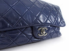 Chanel Large Navy Quilted Leather Coco Soft Flap Bag