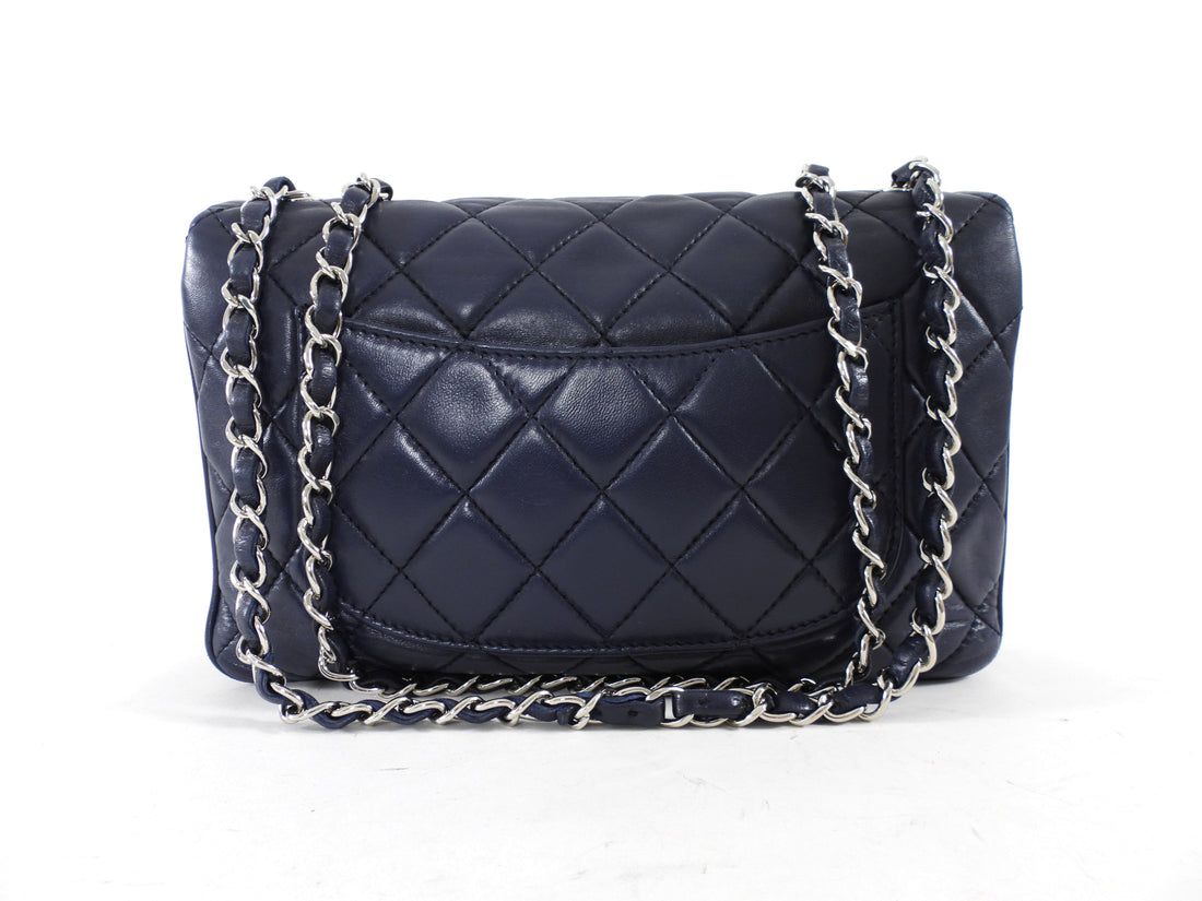 Chanel Midnight Navy Quilted Leather Medium Tender Touch Flap Bag