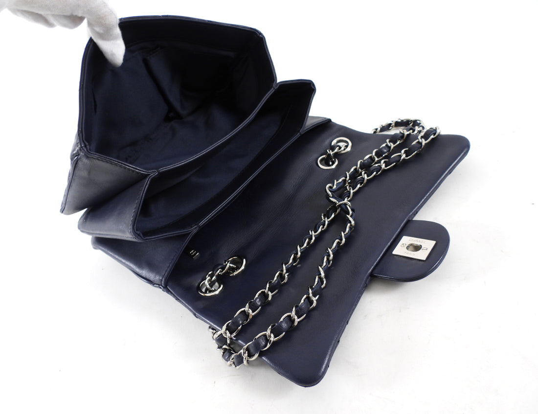 Chanel Midnight Navy Quilted Leather Medium Tender Touch Flap Bag