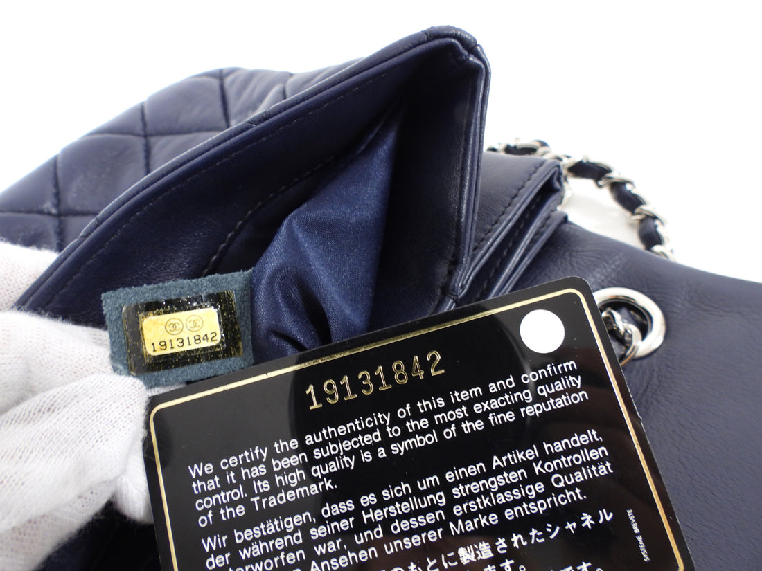 Chanel Midnight Navy Quilted Leather Medium Tender Touch Flap Bag