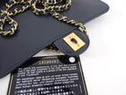 Chanel Midnight Navy Quilted Leather Small Crossing Times Flap Bag