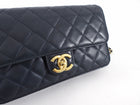 Chanel Midnight Navy Quilted Leather Small Crossing Times Flap Bag