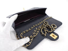 Chanel Midnight Navy Quilted Leather Small Crossing Times Flap Bag