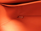 Chanel Small Orange Lambskin Leather Small Double Classic Flap Bag LGHW