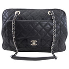 Chanel 13P Black Caviar Quilted Leather Paradoxal Camera Bag