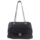 Chanel 13P Black Caviar Quilted Leather Paradoxal Camera Bag