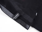 Chanel 13A Black and Red CC Cotton Pareo Wrap Shawl