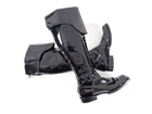 Chanel Vintage 2001 Black Patent Tall Over Knee Flat Boot - 8.5