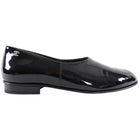 Chanel 25C Black Patent Leather Flat Slip on Shoes - 37.5 C