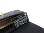 Chanel Black Quilted Leather Chic Pearls Flap Bag