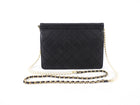 Chanel Black Quilted Leather Chic Pearls Flap Bag