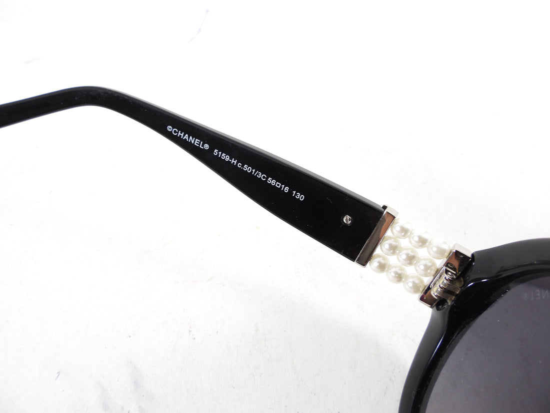 Chanel Black and Pearl CC Sunglasses – Dina C's Fab and Funky