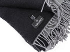 Chanel Charcoal Grey and Black Spellout Logo CC Pillow and Throw Blanket Set