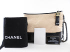Chanel Beige and Black Aged Calfskin Gabrielle Medium Chain Bag