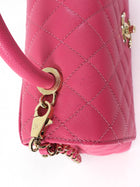 Chanel Pink Caviar Leather Medium Coco Top Handle Bag LGHW