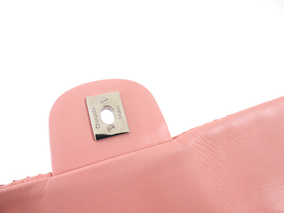 Chanel Pink Python Large Ultimate Stitch Flap Bag