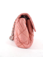 Chanel Pink Python Large Ultimate Stitch Flap Bag