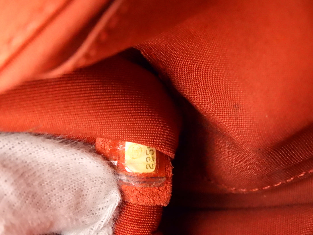 Chanel Red Quilted Leather Natural CC Small Chain Flap Bag