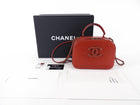 Chanel Paris-Rome Coco Curve Red Leather Vanity Case Bag